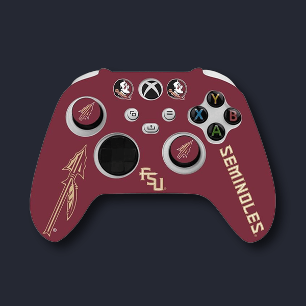 Florida State Seminoles Xbox Series X controller cover – garnet & gold silicone (VarsityGripz)