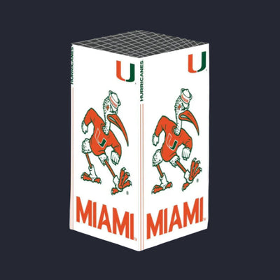Miami Hurricanes Xbox console skin Sebastian Ibis white wrap VarsityWrapz
