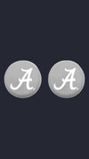 Alabama thumb grips - Gray thumbgrips featuring a white 'A' logo, offering superior control and showcasing school pride, compatible with both PS5 and Xbox controllers.