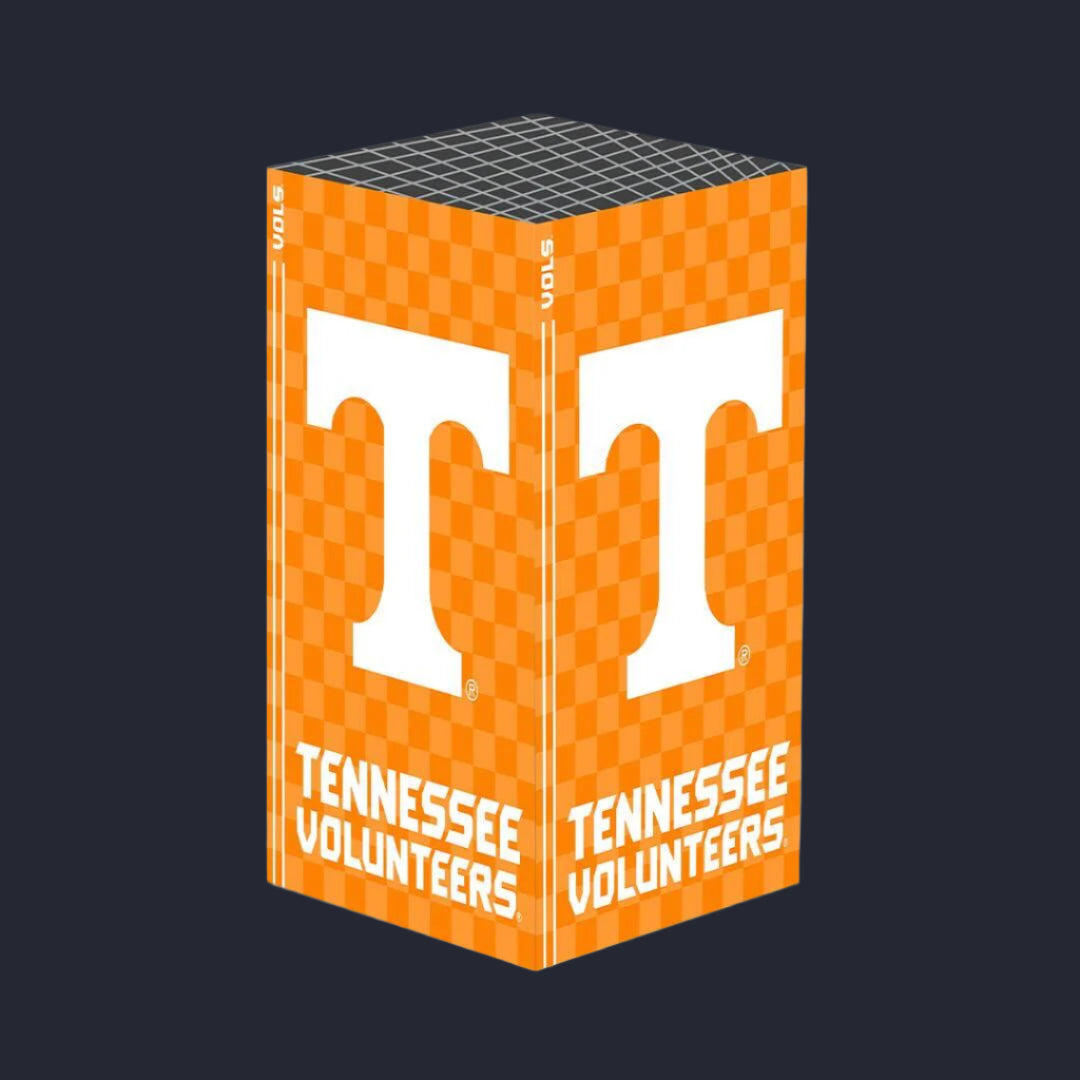 Tennessee Volunteers Xbox Console Wrap - X Orange and White Design with T Logo