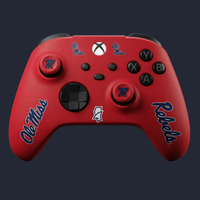 Ole Miss Rebels Xbox VarsityWrapz Home edition console skin with official Rebels colors
