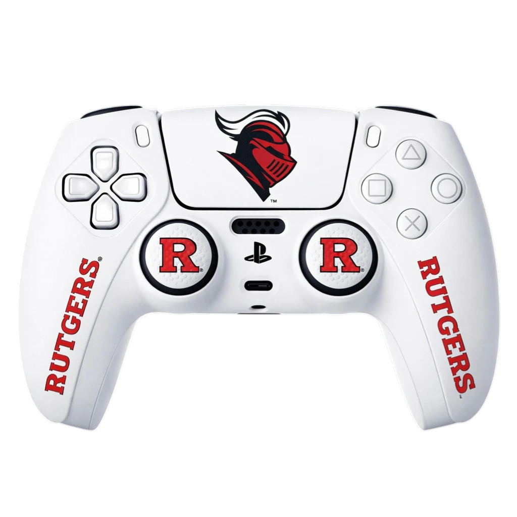 Rutgers Scarlet Knights PS5 Starter Kit - Premium quality design detail