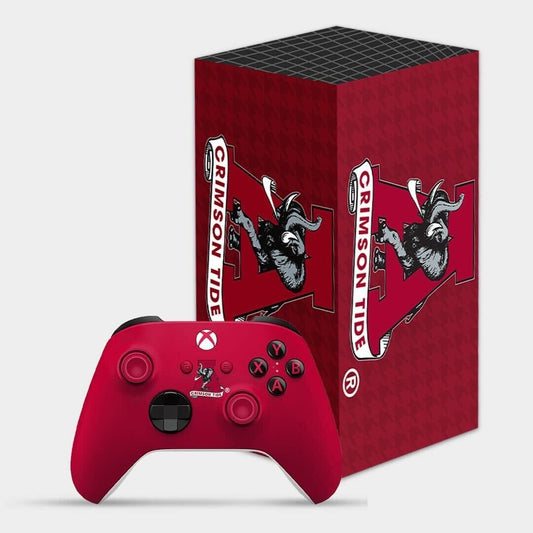 Alabama Vintage Edition Xbox Series X Console Wrap with Controller Skin