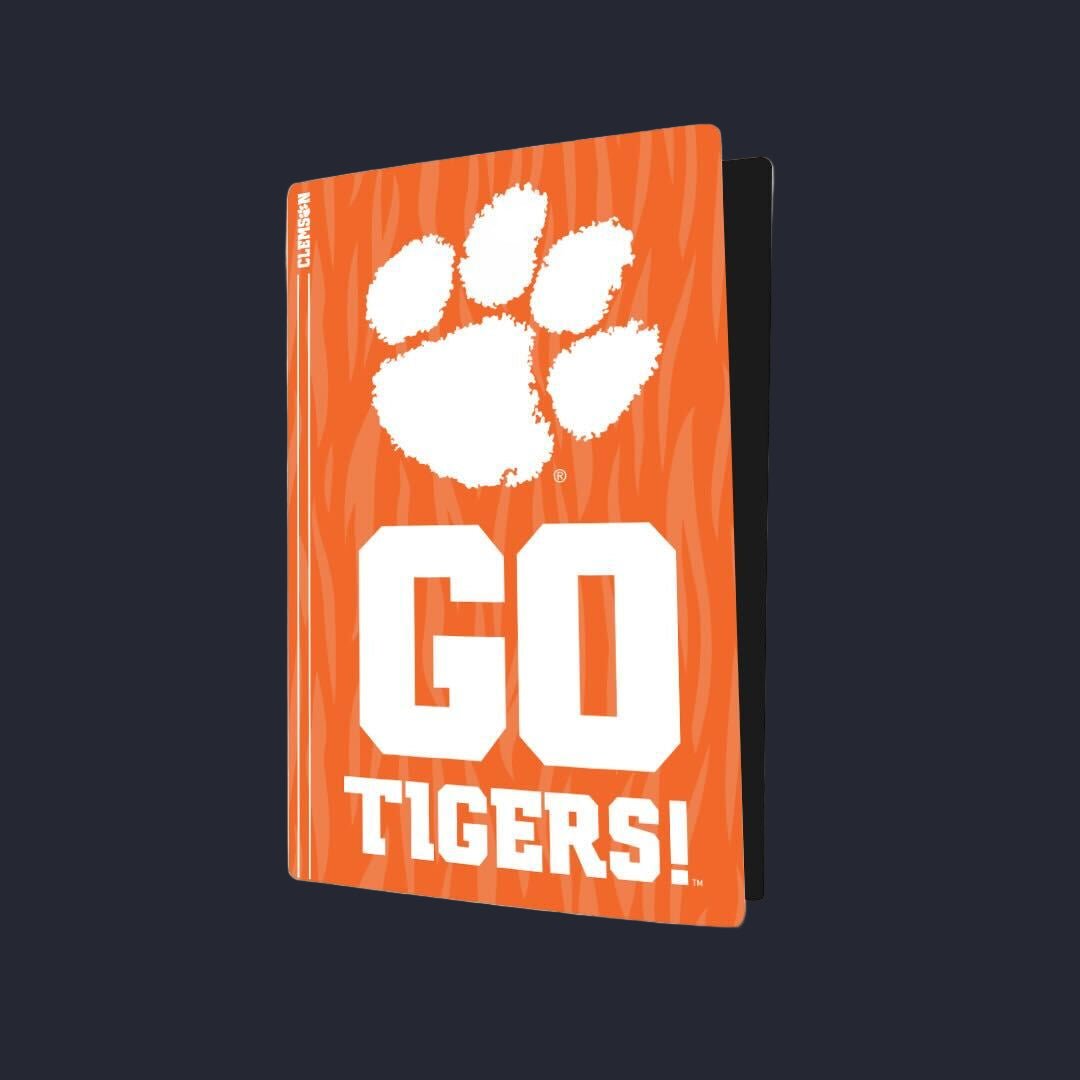 Clemson Tigers PS5 VarsityWrapz Home Edition