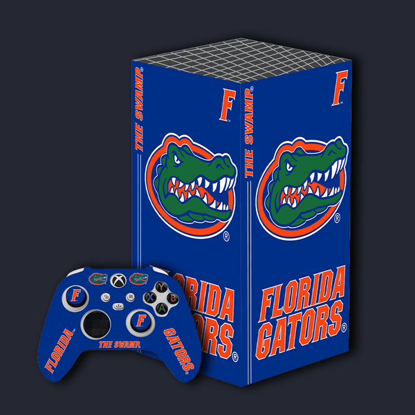 Florida Gators PS5 Pro Pack with Starter Kit and VarsityWrapz console wrap