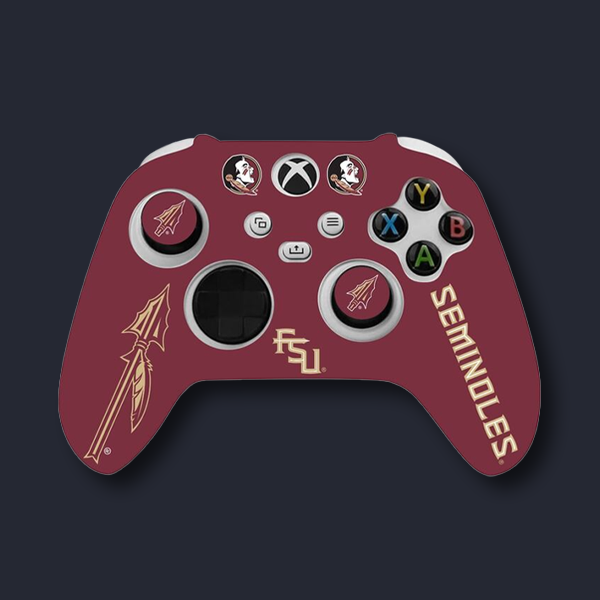 Florida State Seminoles Xbox Series X controller cover – garnet & gold silicone (VarsityGripz)