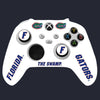 Official white silicone Florida Gators Controller Cover fitted on Xbox controller.