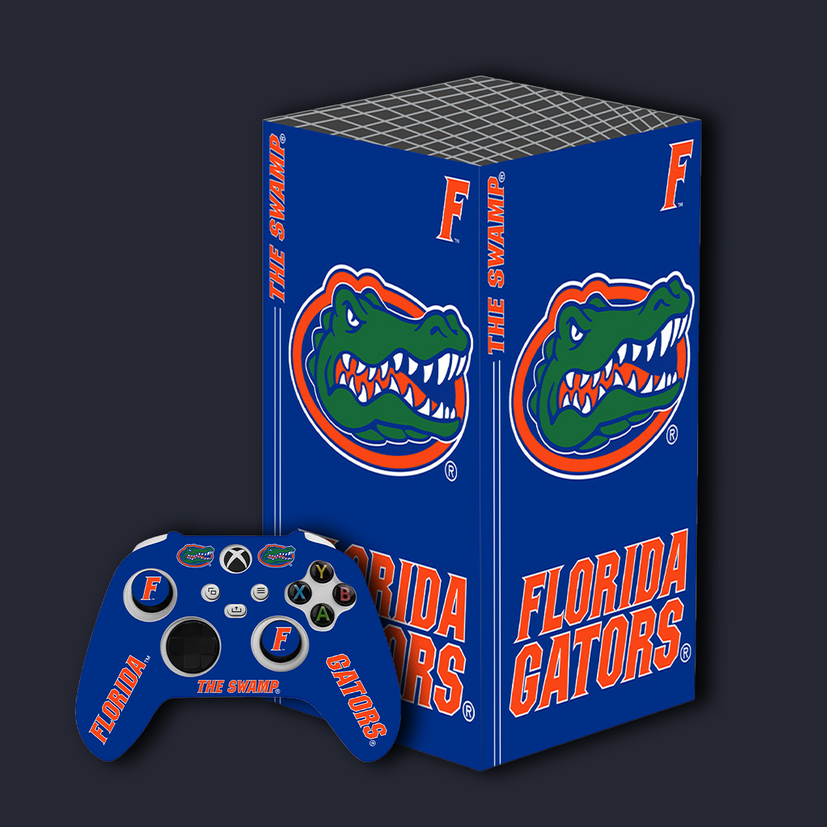 Florida Gators PS5 Pro Pack with Starter Kit and VarsityWrapz console wrap