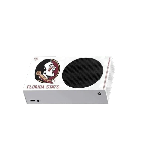 FSU Seminoles Edition Xbox VarsityWrapz - Close-up of console wrap material