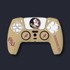 FSU PS5 touchpad sticker and thumb grips – garnet and gold set for DualSense