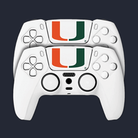 Miami Hurricanes PS5 Touchpad Stickers - Varsity Gripz
