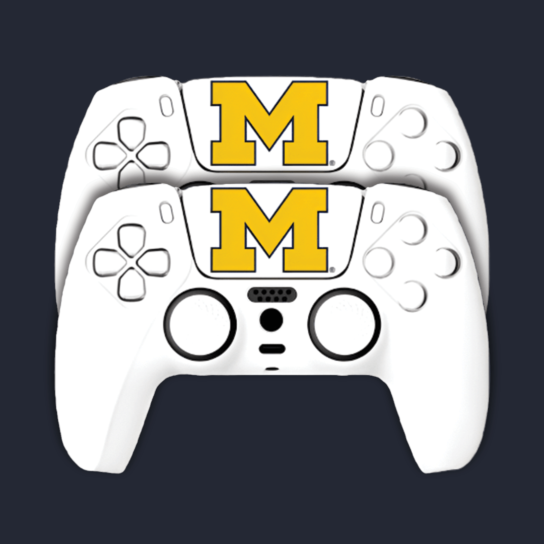 Michigan Wolverines PS5 Touchpad Stickers - Varsity Gripz