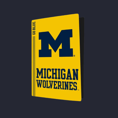 Michigan Wolverines PS5 console skin maize wrap VarsityWrapz