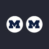 Michigan Wolverines PS5 thumb grips white stick covers VarsityGripz