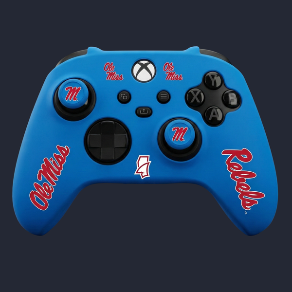 Ole Miss Rebels Xbox VarsityWrapz Alternate edition console skin with alternate Rebels design
