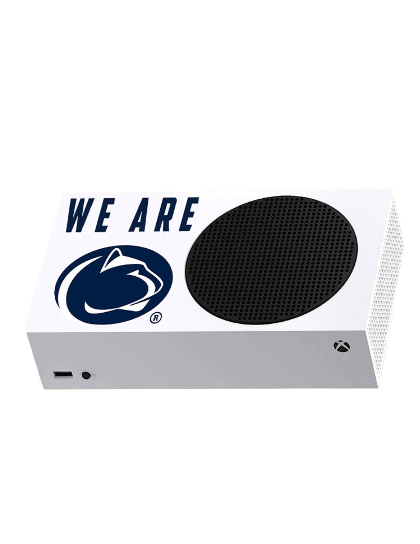 Penn State Console Wrap for Xbox Series S - White Edition with Nittany Lion Logo and WE ARE Slogan