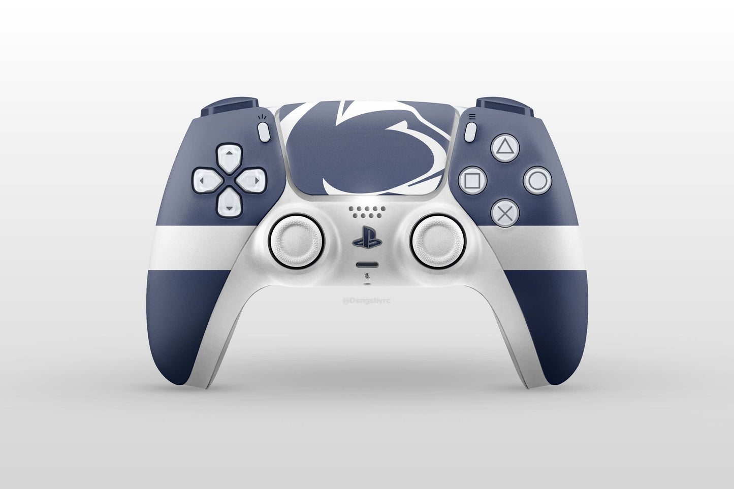 Penn State Nittany Lions PlayStation Controller Skin featuring Lion Design - Official Vinyl Wrap