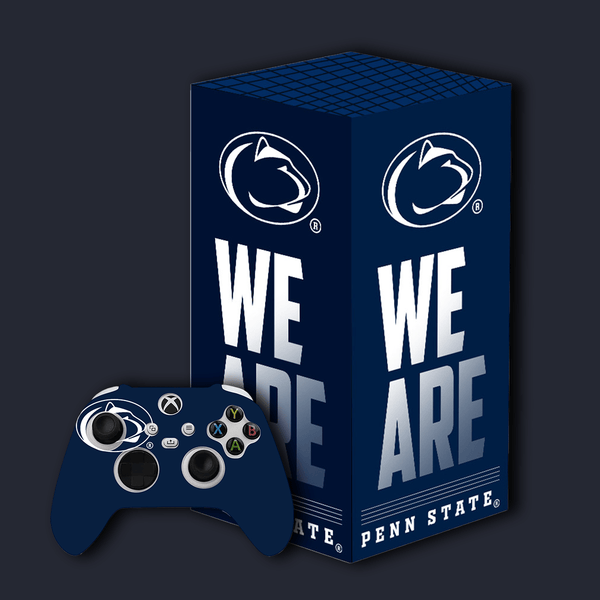 Penn State Nittany Lions Xbox Pro Pack with Starter Kit and VarsityWrapz console wrap