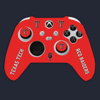 Texas Tech Red Raiders Xbox Starter Kit Home edition with red controller cover and thumb grips