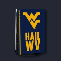 WVU PS5 Console Wrap Home Navy Edition