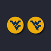 WVU ThumbGripz single cap with WV logo — textured silicone thumb grip for PS5 and Xbox