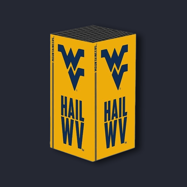 WVU Xbox Series X Console Wrap Away Gold Edition