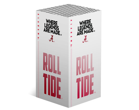 Xbox Series X VarsityWrapz Where Legends Are Made Edition in white celebrating Alabama football legacy