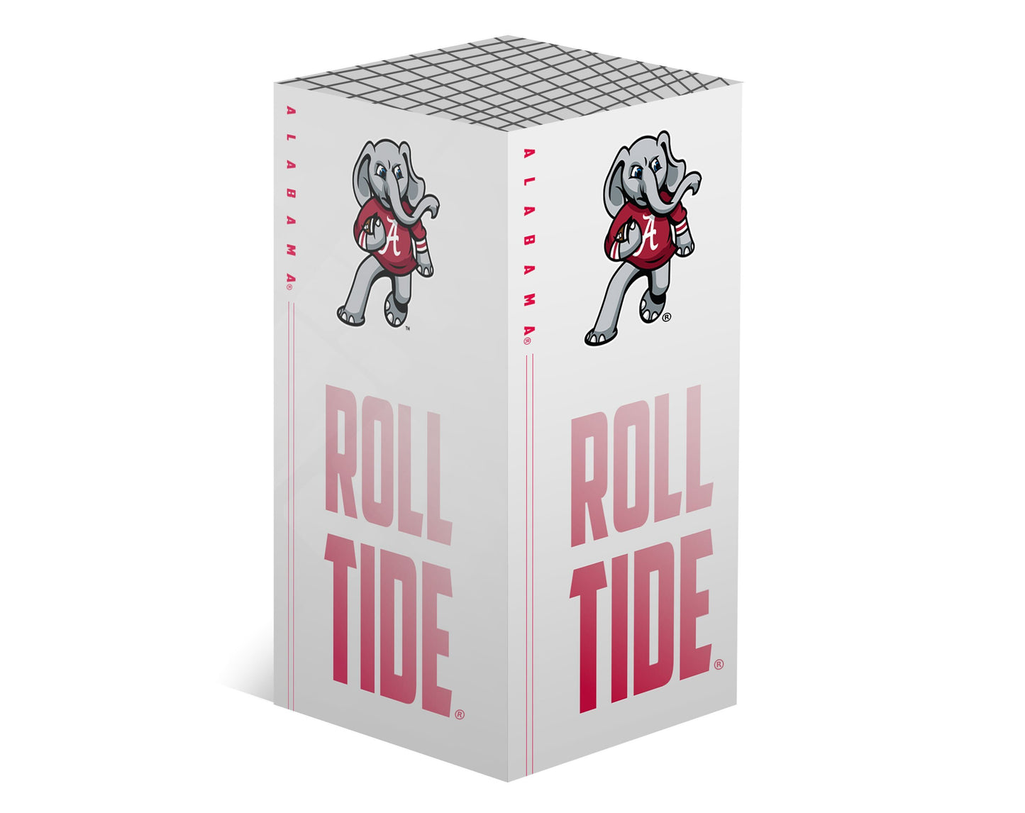 Xbox Series X VarsityWrapz Big Al Edition in White. Show your Roll Tide pride with this high-quality console wrap. Roll Tide Roll!