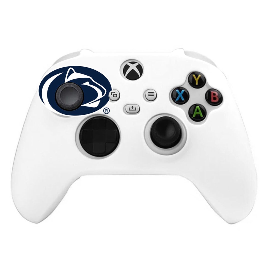 Xbox silicone controller cover with university team logo by Varsity Gripz, perfect for college sports fans.