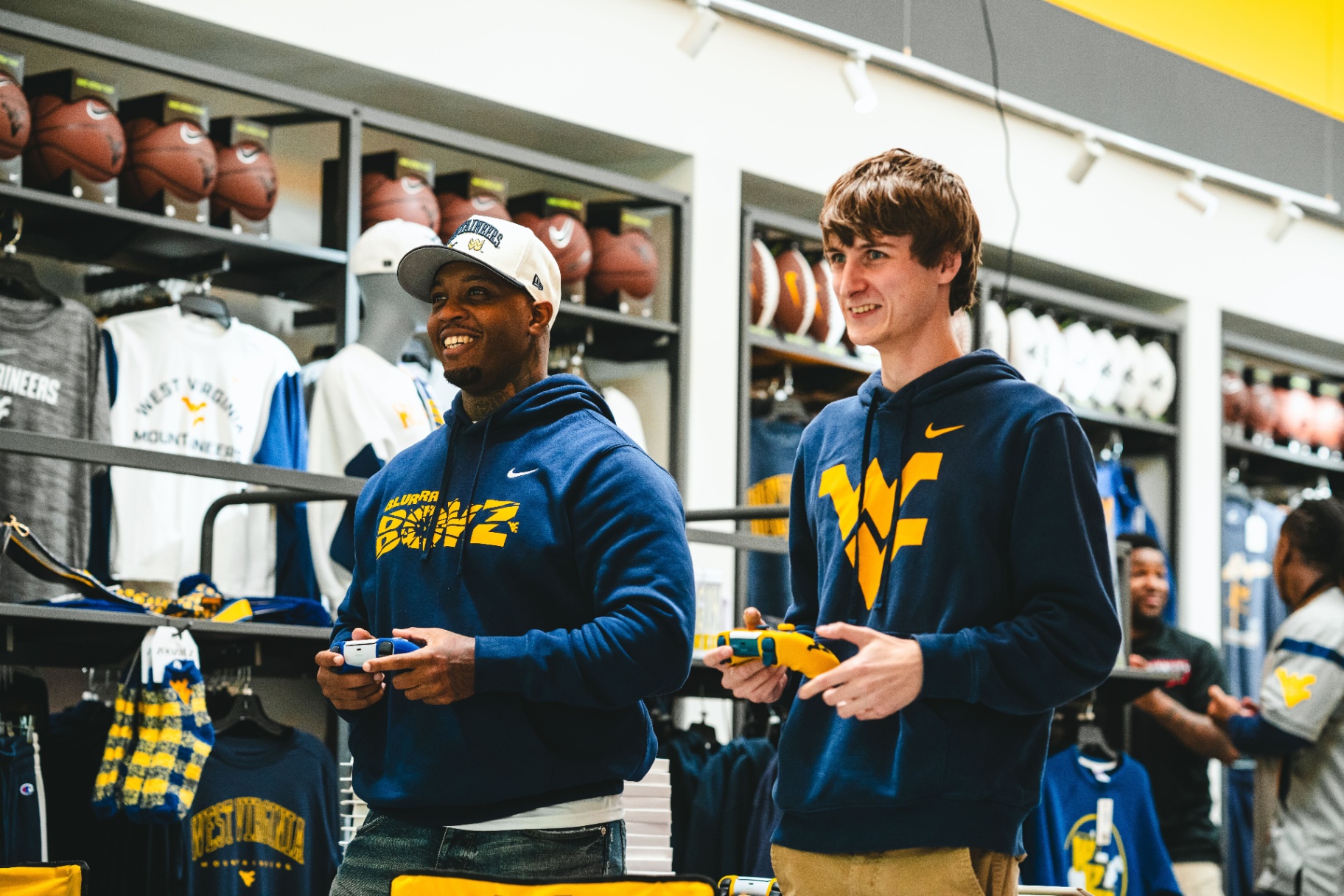 Tavon Austin VarsityGripz WVU launch event