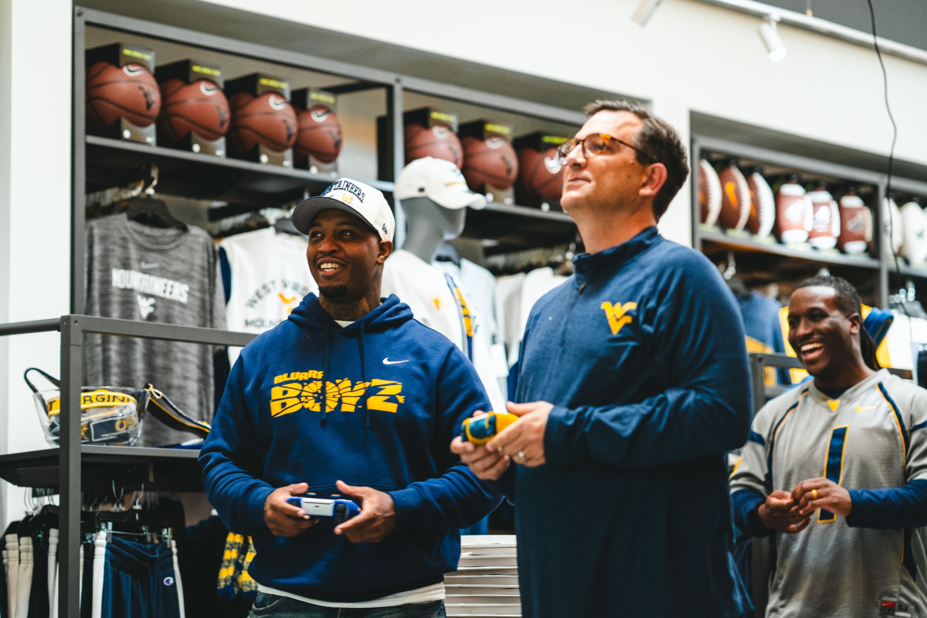 Tavon Austin VarsityGripz WVU launch event