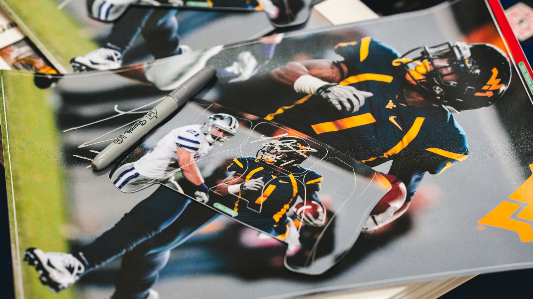 Tavon Austin VarsityGripz WVU launch event